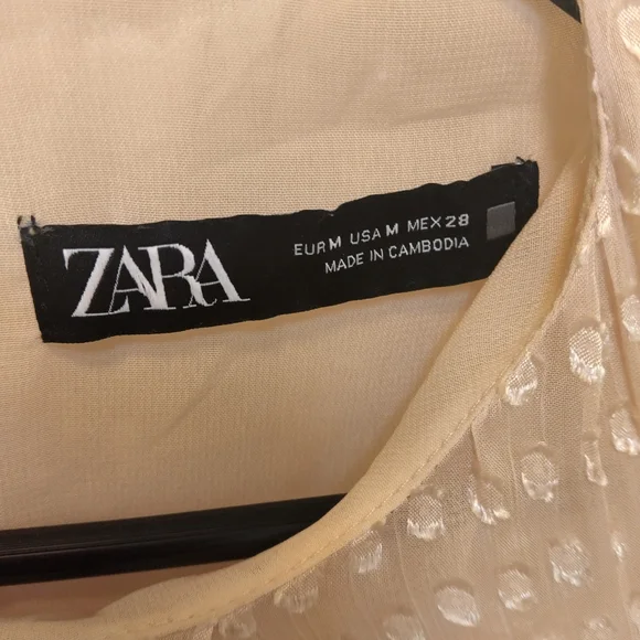 Zara Cream Midi Dress - Picture 13 of 14